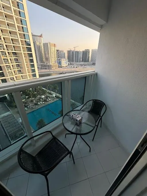 Chic Studio With Balcony - Canal Bay & Pool Views Dubai United Arab Emirates